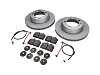 Bremsbeläge und Bremsscheibenpaket hinten Porsche 928 S4 / GT / GTS 1989-95 Zimmermann - 95135204101, 95135204103, 96435193902, 96435193903, 96435193905, 96435209600, 99635208600, 96435209601, 99635208601, 92861236301, 92861236302
