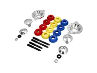 Engine motor mounts adjustable semi-solid SET OF 2. Porsche 964/993/986/996/987/997 - 993375049, 99337504908, 96437504381, 99337504909, 96537504900, 96537505000, 99637504991, 99737504908, 99737504907, 997375049, 996375049 - M18