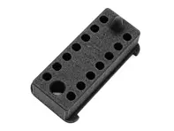 Deep profile 14-pin plug connector housing for engine loom. Porsche 911 / 914 / 924S / 928 / 944 S2 / 964 / 968 - 91161211502, 91161211305