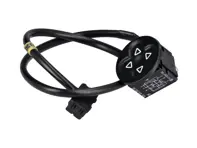 Seat adjustment switch 4-way, Right. Porsche 928 S4/GT/GTS 1987>> - 92861320200