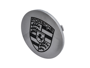 保时捷黑色徽章银色车轮盖 - 9933613030061M