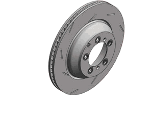 Brake disc rotor, REAR. Standard Coat Z. Porsche 971 Panamera (OE Part No. 971615601J / 971615602J) - 971615601J, 971615602J, 460.4508.20, 460.4509.20 - 460.4508.20, 460.4509.20