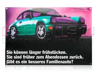 Targa smaltata Porsche Classic 964 - PCG00096410