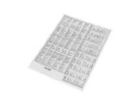 Adesivo per la disposizione di relè e fusibili. Porsche 964 Carrera 2/4 1990 - 96461020903, 96461020901