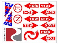 Rennline Sicherheitsaufkleber und Abziehbild-Kit - E30