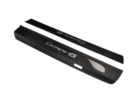 Zijdrempels van carbon met logo. Porsche 991 (911) 2014 >> - 99104480220, 99104480221, 99104480222, 99104480223, 99104480024, 99104480025, 99104480026, 99104480027