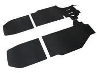 Ensemble de tapis de sol en caoutchouc, noir. Porsche 911 65-68 LHD - 90255101120, 90155101223, 90155101220, 90255101120, 90255112120, 90255112220