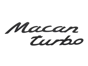 Two-piece magnet set with logo - Macan Turbo - WAP0502080PMAC