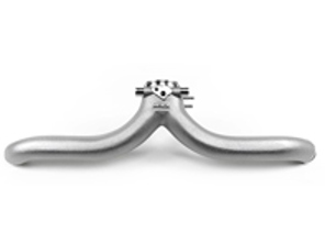 铝制进气歧管高流量 Y 型管。保时捷 997.2 Turbo IPD - 97501, 99711064674, 99711004672