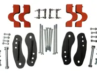 Kit d'entretoises de levage pour suspension pneumatique 2 pouces. Porsche 958 Cayenne - 95834301820, 95834301800, 95835808710