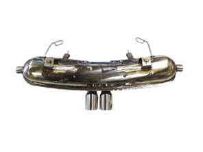 Exhaust Muffler / Silencer Twin 76mm Outlet. With TÜV/EEC approval Porsche Boxster 986 2.7L / 3.2L - 98622094310S, 94.310S, 94310S, 1620602800, 99611114105, 99611114202, 99611114211, 99611115101, 99611115202 - 94.310S, 1620602800