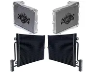 Aluminium-Kühler-Set für Wasser- und Klimaanlagen. Passend für Porsche 996 / Boxster 986 / GT3 - 9975739101, 99657311100, 8MK376714291, 99610613151, 99610613181, 8MK376713791, 99610613251, 99610613282 - 8381, 7044