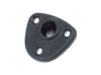Montagebeugel voor zonneklep. Porsche 944 / 968 Coupé - 9447310310105T, 944731031014RB, 944731031013MX, 9447310310205T, 944731031024RB, 944731031023MX, 9447310320105T, 944731032014RB, 944731032013MX, 9447310320205T, 944731032024RB, 944731032023MX - URO-017074, URO-017075