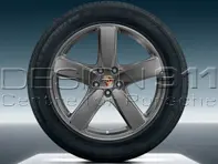 19' Macan Sport Classic Alloy Wheels & Summer Tyres Original Porsche - 95B04460204, 95B601025BKOB5