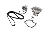 Wasserpumpe, Keilriemen und Thermostat-Kit. Porsche 996 Turbo / 996 GT3 - 99610601175, 99610601172, 99610601173, 99610601174, 99610601177, 99610601176