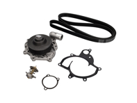 Kit pompe à eau, courroie et thermostat. Porsche 996 Turbo / 996 GT3 - 99610601175, 99610601172, 99610601173, 99610601174, 99610601177, 99610601176