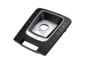 PDK 齿轮边框 - 黑色/镀银，带有“911”字样 - 适用于 2017-2020 年保时捷 991-2 Carrera 和 Turbo - 9P1858401DRZ