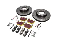 Paquete de discos de freno con pastillas de freno Sport EBC Porsche 997 C2 3.6L - DP42029R, 99635140X01BRE, 95535296000, 99635108802, 99761275601, 99761275901, 99735193905, 99735193906, 99735193908, 99735193907, 1663100877, 1663100887, 99635140500, 99635140501, 99635140502, 99635140600, 99635140601, 99635140602, 09C88011, 1163750210, 9963510880, 99761275600, 99761275900, 1697301970, 1697301980