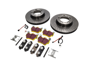 Paquete de discos de freno con pastillas de freno Sport EBC Porsche 997 C2 3.6L - DP42029R, 99635140X01BRE, 95535296000, 99635108802, 99761275601, 99761275901, 99735193905, 99735193906, 99735193908, 99735193907, 1663100877, 1663100887, 99635140500, 99635140501, 99635140502, 99635140600, 99635140601, 99635140602, 09C88011, 1163750210, 9963510880, 99761275600, 99761275900, 1697301970, 1697301980