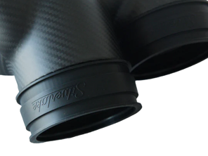 Silicone coupler sleeve set for GT3 intake manifold plenum to throttle body. Porsche 964 / 993 / 996 - 99611068551, 99611068552, 99611068553, 99611068650 - SL-RC-GT3-4