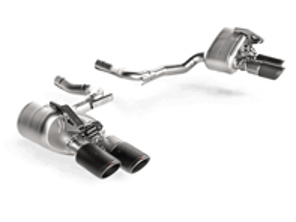 Akrapovic Slip-On Line 钛合金排气系统，适用于保时捷（971）Panamera V6 3.0ltr 2017-20 - 971253608Y, 971253607Y