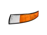 Lente intermitente Frontal, con borde NEGRO. Porsche 911 1967-74 - 91163194300, 91163194400 - P14964S, P14964D, 1695450770, 1695450780