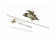 左侧车门内锁闩组件。适用于保时捷 911（1972-89 年款）、964 和 912 车型。 - 91153105304, 91153105310, 91153105323, 91153105404, 91153105410, 91153105423, 96453105301, 96453105401, 964531053, 964531054, 911531053, 911531054, 90153105422, 90153105424, 91153105401, 91153105403, 91153105409, 91153105424 - PS5389, PS5390, 1687500170, 1687500180