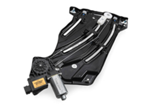 Rear window regulator / lifter with motor. Porsche 996 Cabrio - 99654301506, 99654301606, 99654301504, 99654301604