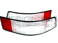 Lentille de clignotant arrière transparente. Porsche 911 - 91163190099, 91163190098