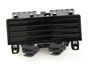 Air vent for rear centre console in Black. Porsche 971 Panamera - 971819201F, 971819201F6N3, 971819201HOV3