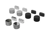 Kit de boutons style Singer pour climatisation. Porsche 964 - 94465320500, 9446532050001C, 94465320800, 9446532080001C, 9646591460001C - TK Z 57-61, TK Z 57-60, TK Z 57-59