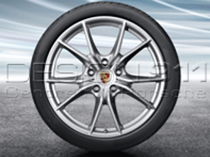 20' 'Carrera S' lichtmetalen velgen en banden origineel Porsche voor 718 Boxster/Cayman - 98204460202