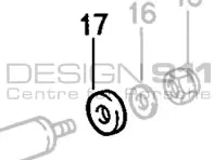 Bumper tube base. Porsche 911 74-89 - 91150521901