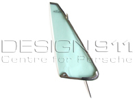 Finestrino anteriore 1/4, oscurato con cornice cromata. Porsche 911 74-76 TARGA - 91154293202, 91154293102
