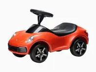 Kinderauto mit Beleuchtung und mechanischer Hupe - Lavaorange