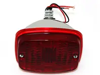 Unité de feu antibrouillard arrière, support chromé. Porsche 911/912 65-86 - 91163125129, 18570