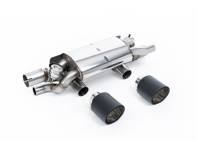 Milltek Sportauspuff-Endschalldämpfer (PSE) mit GT-115 Carbon-Endstücken. Porsche 991.2 3.0LT / S / GTS 2015-19 - 9P1251053A, 9P1251053C, 9P1251053B, 9P1251053D - SSXPO202