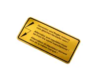 贴纸交流发电机/调节器。保时捷 911 / 912 / 914 1965-73 年 - 90100650800 - 1601501806