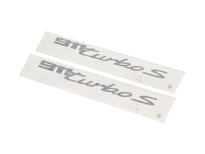 Opschrift/letters "911 Turbo S", voor deuren. Porsche 992.1 Turbo / Turbo S MKI 2019-24 - 99204482018, 99204482018041, 9920448201824K, 9920448201884A, 99204482018V04