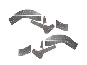 Chassis-Versteifungsplattensatz. Porsche 914 - 91450153271/1