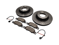 Paquete de pastillas de freno y discos de freno DELANTEROS Porsche 718 Brembo - 99735140101, 99735140201, 98135193904, 99160916500