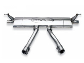 Sports exhaust rear silencer Porsche 955 Cayenne S - 04090581320