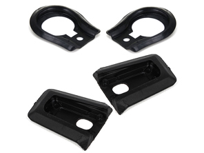 Door handle seal SET OF 4 small & large. Porsche 911 1965-94 - 91153163200, 91153163100, 91153163200
