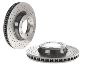 Brake disc rotor, Front. Porsche 991.2 / 718 S / 718 GTS (OE Part No 9P1615301A / 9P1615302A) - 9P1615301A, 9P1615302A, 9963514XX04BRE, 99635140902, 99635140903, 99635140904, 99635140905, 99635141002, 99635141003, 99635141004, 99635141005