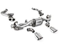 Milltek sports exhaust with gpf bypass and polished trims. Porsche 718 Cayman GT4 4.0ltr