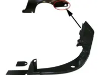 后部指示灯外壳面板。保时捷 911 1969-73 - 90150307323, 90150307423, 591055, 591056, 1680600570, 1680600580, 90150307423GRV, 90150307323GRV - 1680600570, 1680600580, PS8801, PS8802