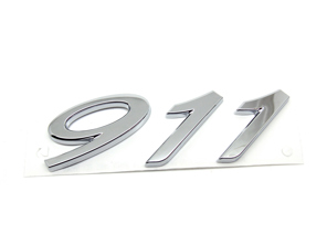 911 - Logo badge, Chrome for Porsche 911 - 997.559.231.00, 99755923100
