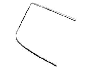 Windsscreen trim frame half, Chrome. Porsche 356 - 64454191106, 64454191206