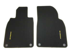 Black Floor Mats - Set of 2 With Contrast Stitching. Porsche 981/718 Boxster & Cayman / 991 Carrera & Turbo - Left-Hand Drive (LHD) - 98155161304, 98155161304SMD, 98155161308SMD, 98155161310SMD, 98155161304SME, 98155161308SME, 98155161310SME, 98155161308, 98155161308TCE, 98155161310TCE, 98155161308TCF, 98155161310TCF, 98155161308TCG, 98155161310TCG, 98155161310, 98155161310QUS, 98155161310RCU