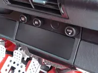 Rennline 收音机封堵板。保时捷 911 85>>/964/993 - 9115524630270B, 91155246302 - I21